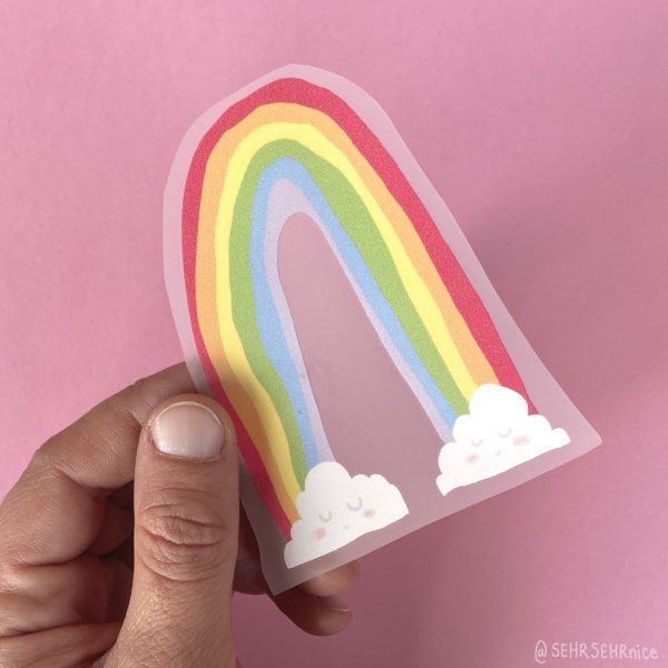 Bügelbild BB16 Regenbogen – Bild 2