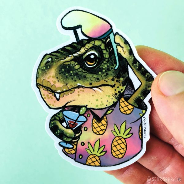 Aufkleber AK02 Dino