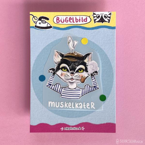 Bügelbild BB03 Muskelkater