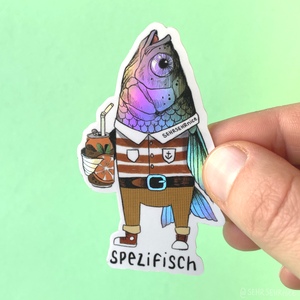 Aufkleber AK15 Fisch