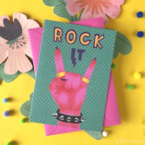 GIB FÜNF! Karte F02 rock