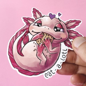 Aufkleber AK22 Axolotl