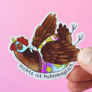 Aufkleber AK21 Huhn