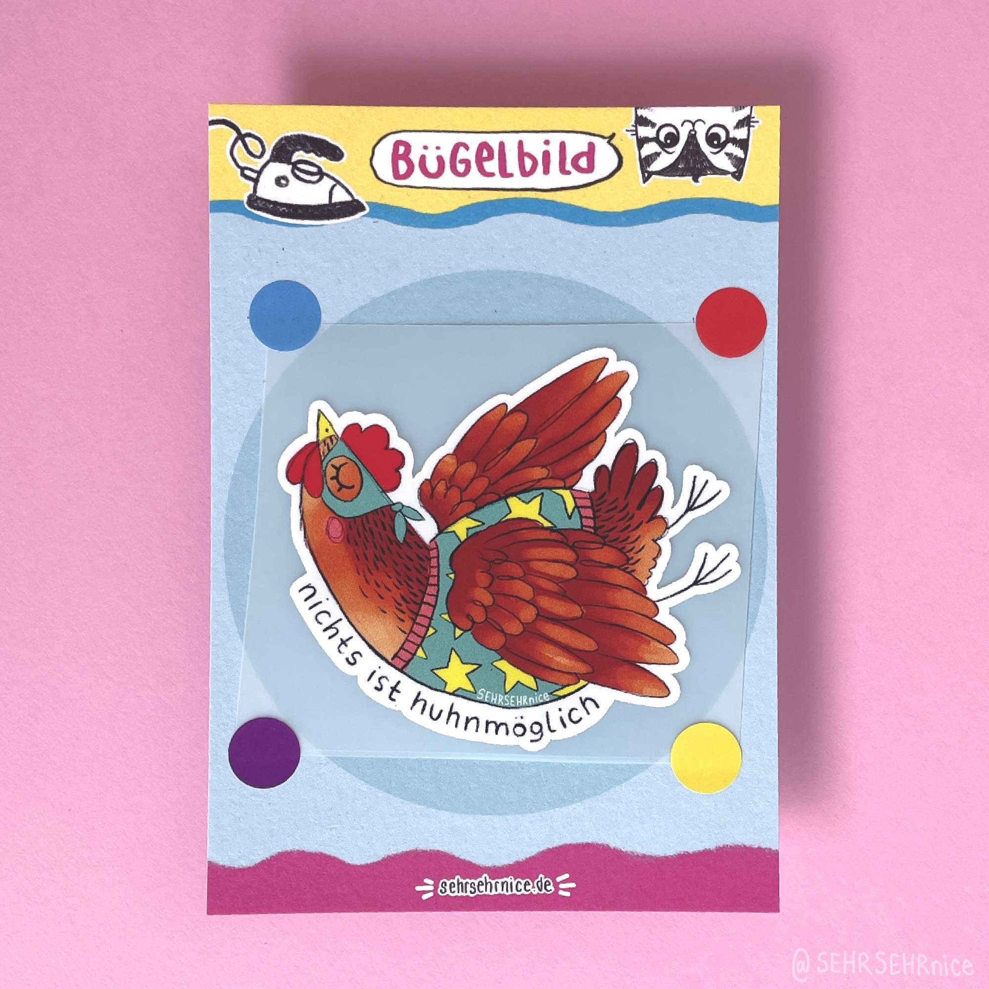 Bügelbild BB23 huhn – Bild 3