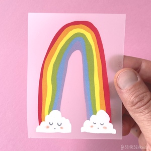 Bügelbild Regenbogen