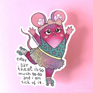 Aufkleber Maus